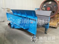 Used Luoyang Dahua ZSW420X110 vibrating feeder for
